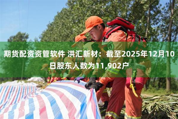 期货配资资管软件 洪汇新材：截至2025年12月10日股东人数为11,902户