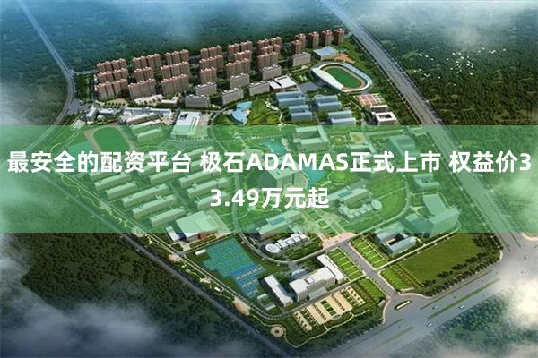 最安全的配资平台 极石ADAMAS正式上市 权益价33.49万元起