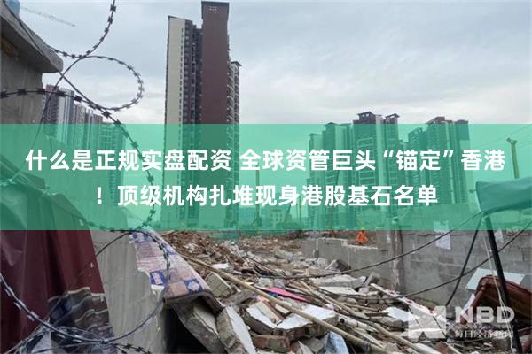什么是正规实盘配资 全球资管巨头“锚定”香港！顶级机构扎堆现身港股基石名单