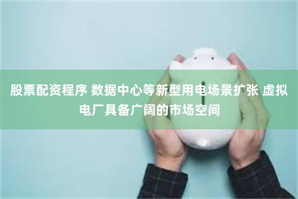 股票配资程序 数据中心等新型用电场景扩张 虚拟电厂具备广阔的市场空间