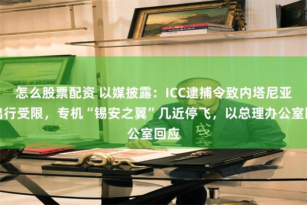 怎么股票配资 以媒披露：ICC逮捕令致内塔尼亚胡出行受限，专机“锡安之翼”几近停飞，以总理办公室回应