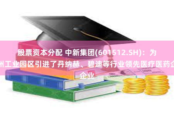 股票资本分配 中新集团(601512.SH)：为苏州工业园区引进了丹纳赫、碧迪等行业领先医疗医药企业