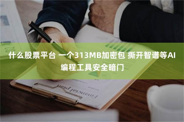 什么股票平台 一个313MB加密包 撕开智谱等AI编程工具安全暗门